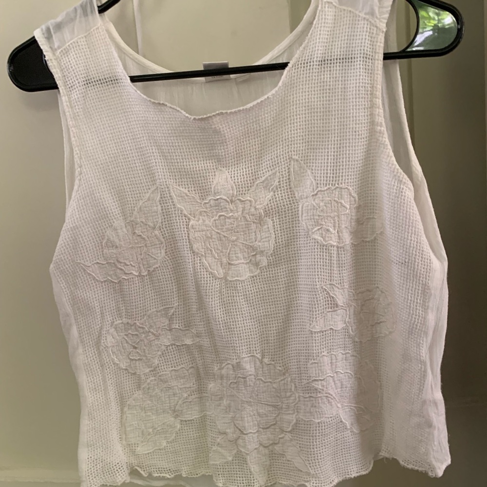 White tank top